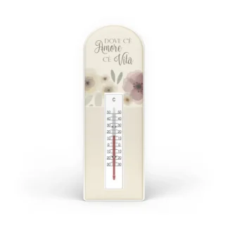 Termometro Fiori Eleganti - Amore vita