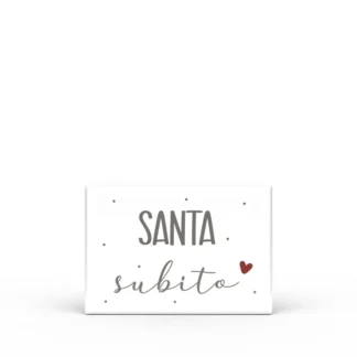 Calamita Rettangolare Parole Sante – Santa subito