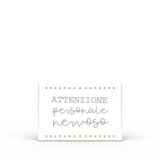 Calamita Rettangolare Parole Sante – Attenzione personale nervoso
