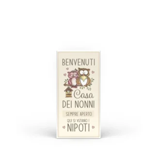 Calamita verticale Allegri Gufetti - Benvenuti dai nonni