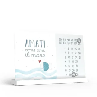 Calendario Perpetuo Ti porto al mare – Di fronte al mare la felicità è una cosa semplice