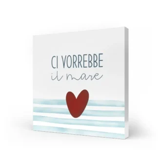Quadro medio Ti porto al mare – Ci vorrebbe il mare